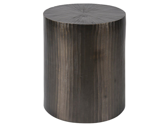 New Modern - Asher Round End Table - Bronze