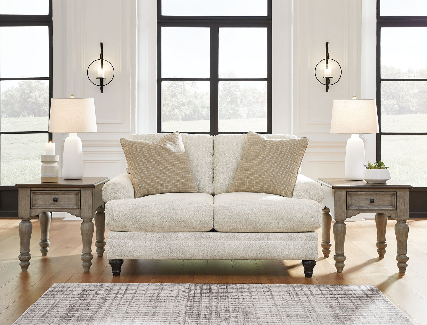 Valerani - Sofa, Loveseat, Accent Chair - Sandstone