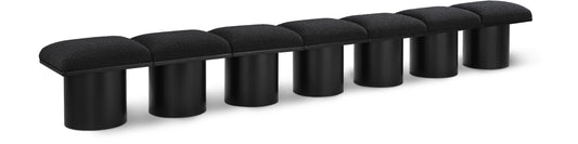 Pavilion - 7 Piece Modular Bench With Black Base