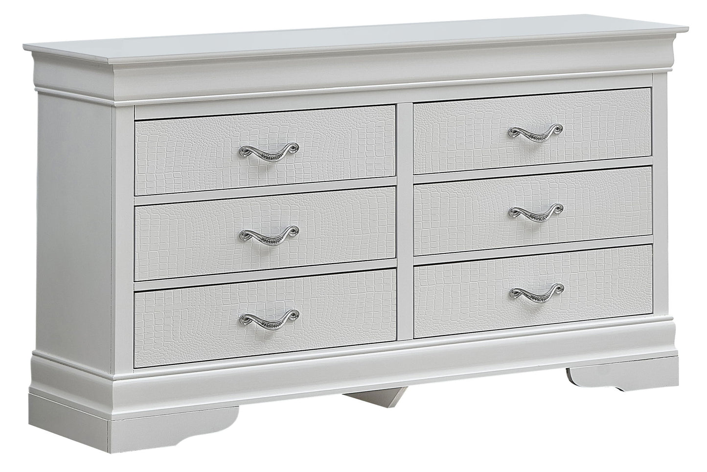 Lorana - 33" Dresser - Silver Champagne