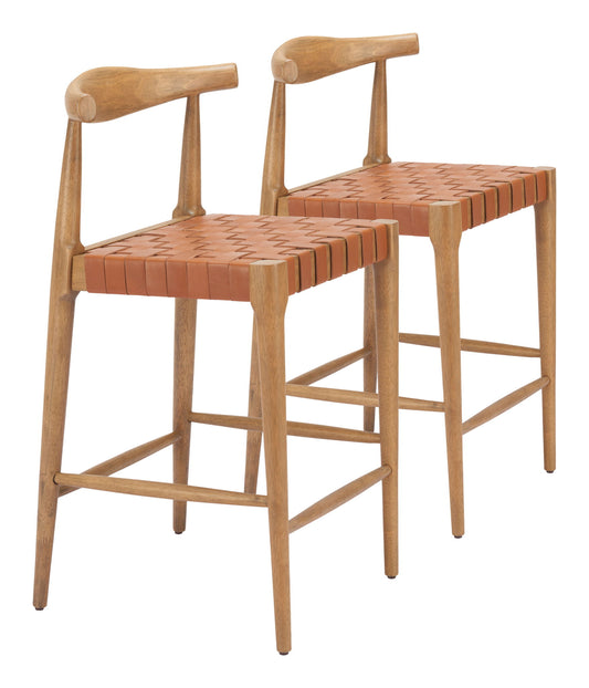 Bandani - Counter Stool (Set of 2) - Tan