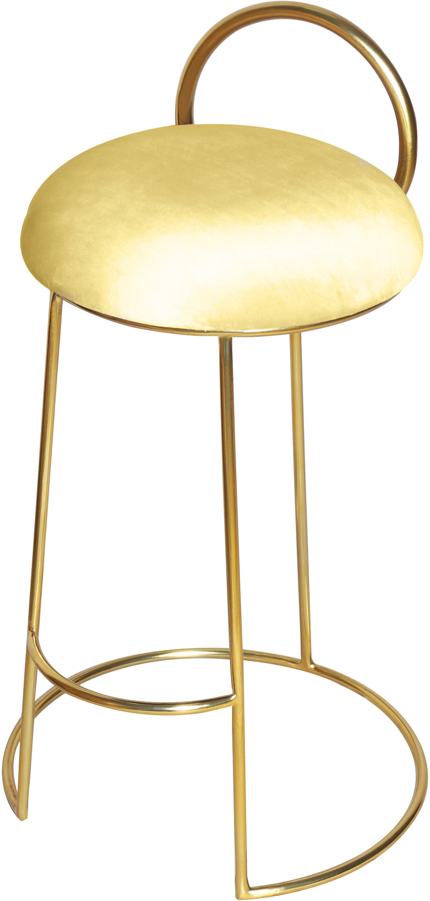 Ring - Counter Stool with Gold Legs