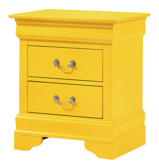 Glory Furniture - Louis Phillipe - 2 Drawer Nightstand