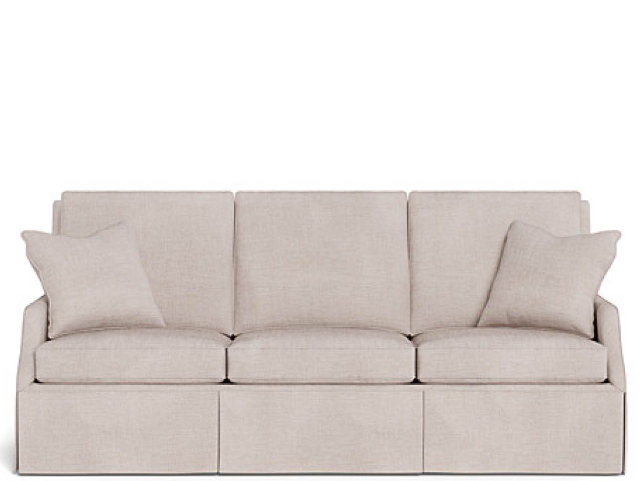 Jacqueline - Skirted Sofa - Beige
