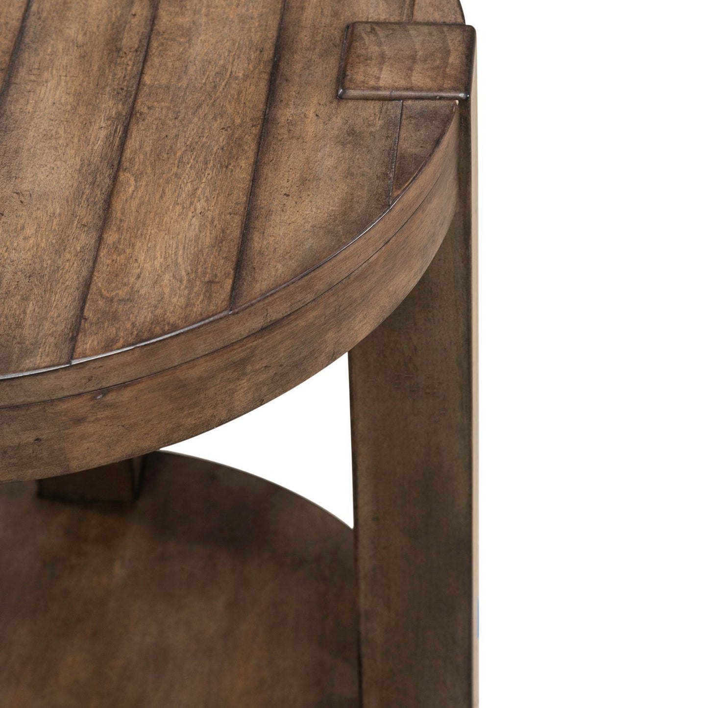 Broadmore - Round Chairside Table - Brown