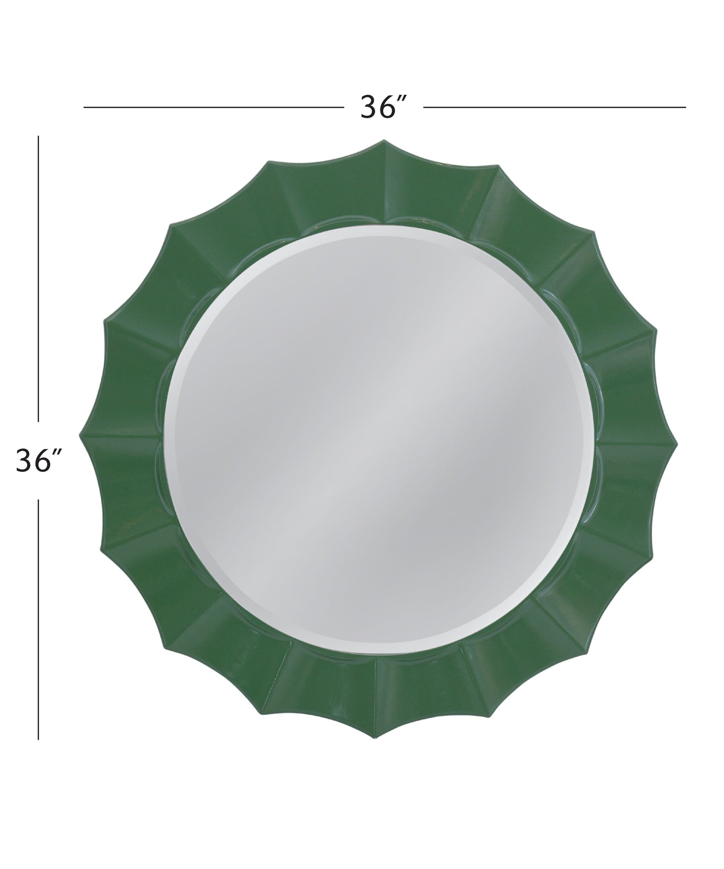 Altair - Wall Mirror - Green