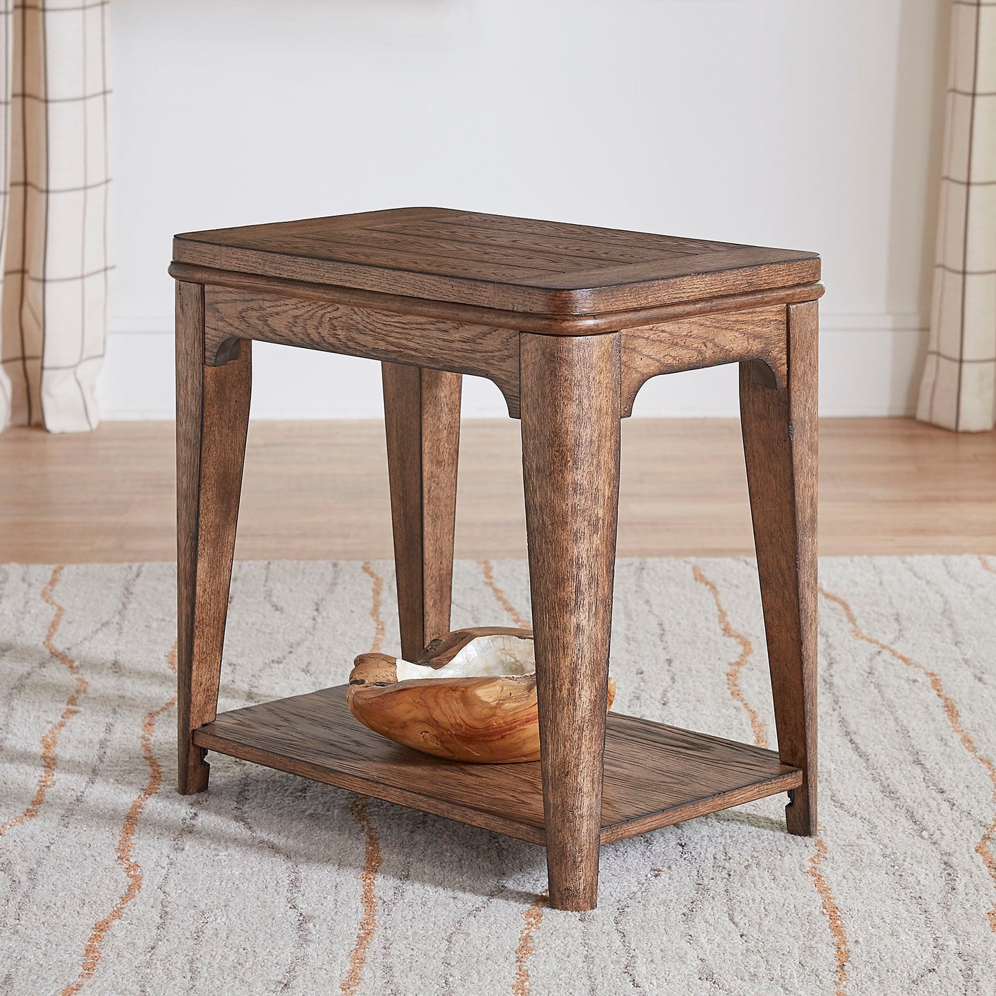 Ashford - Chair Side Table - Light Brown