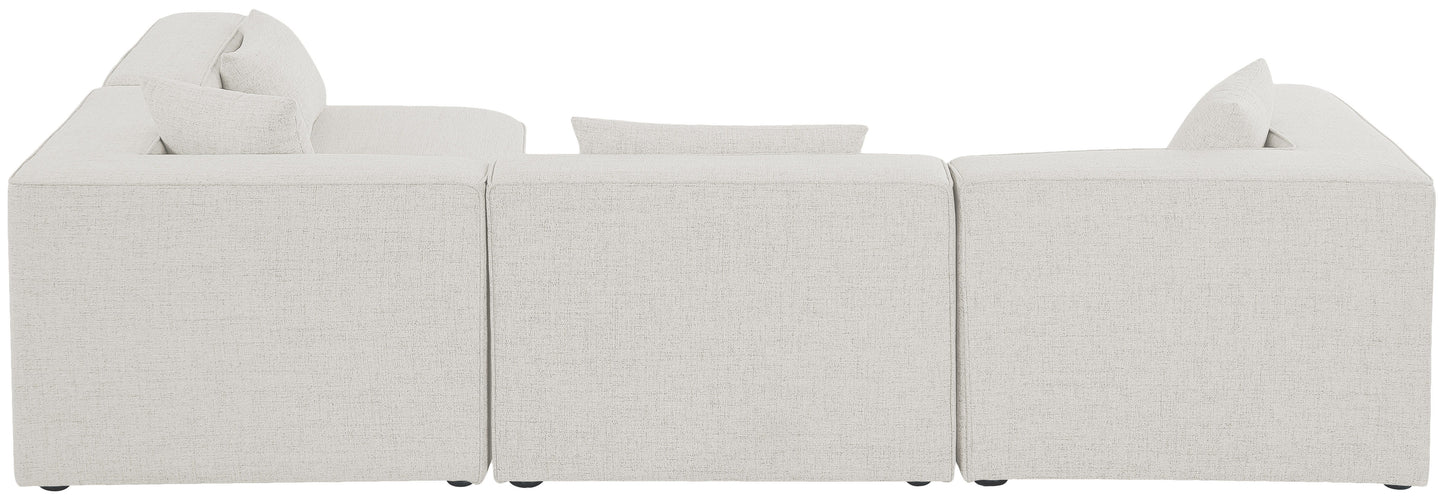 Cube - Modular Sectional 4 Piece - Cream