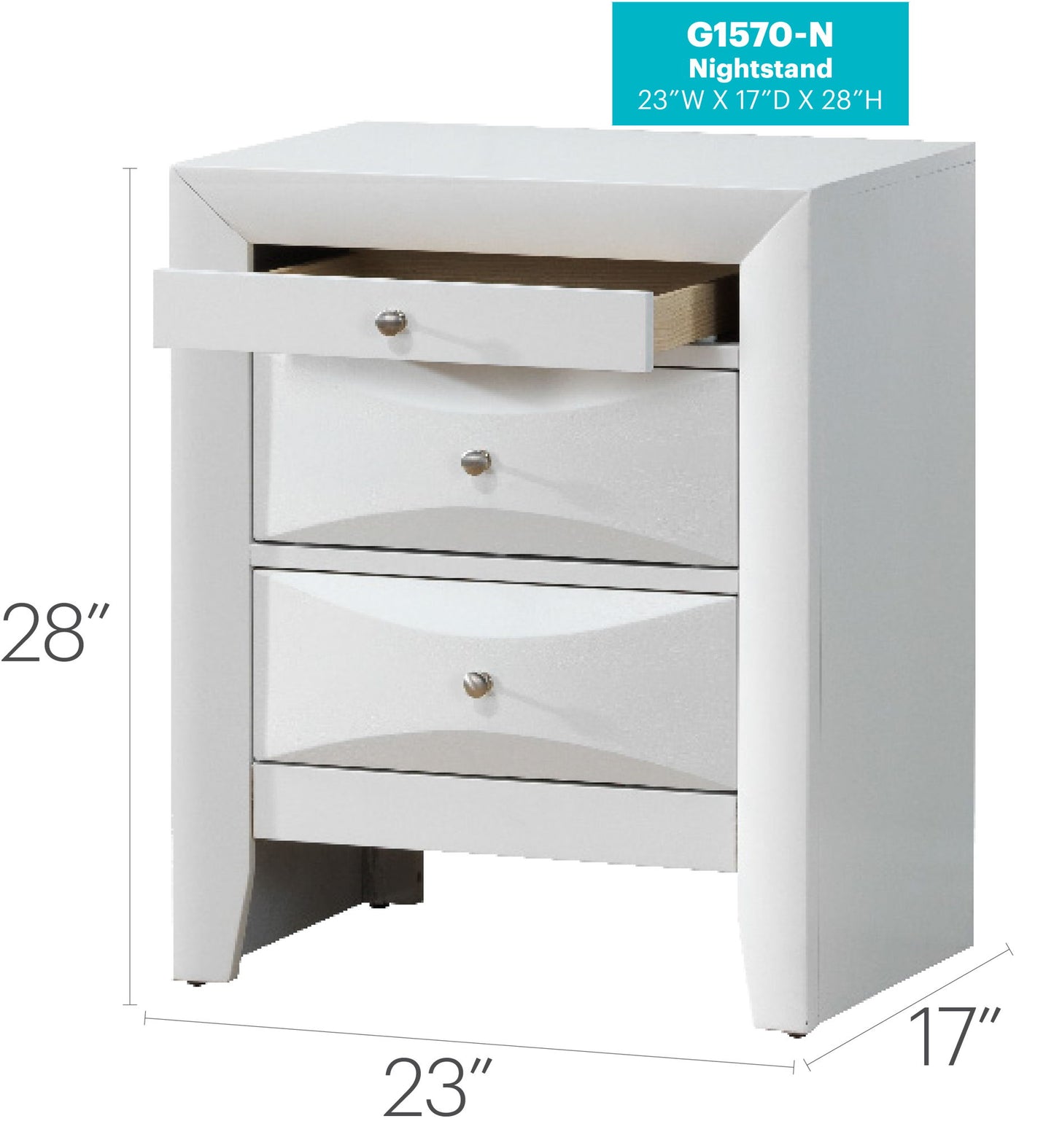 Glory Furniture - Marilla - Nightstand