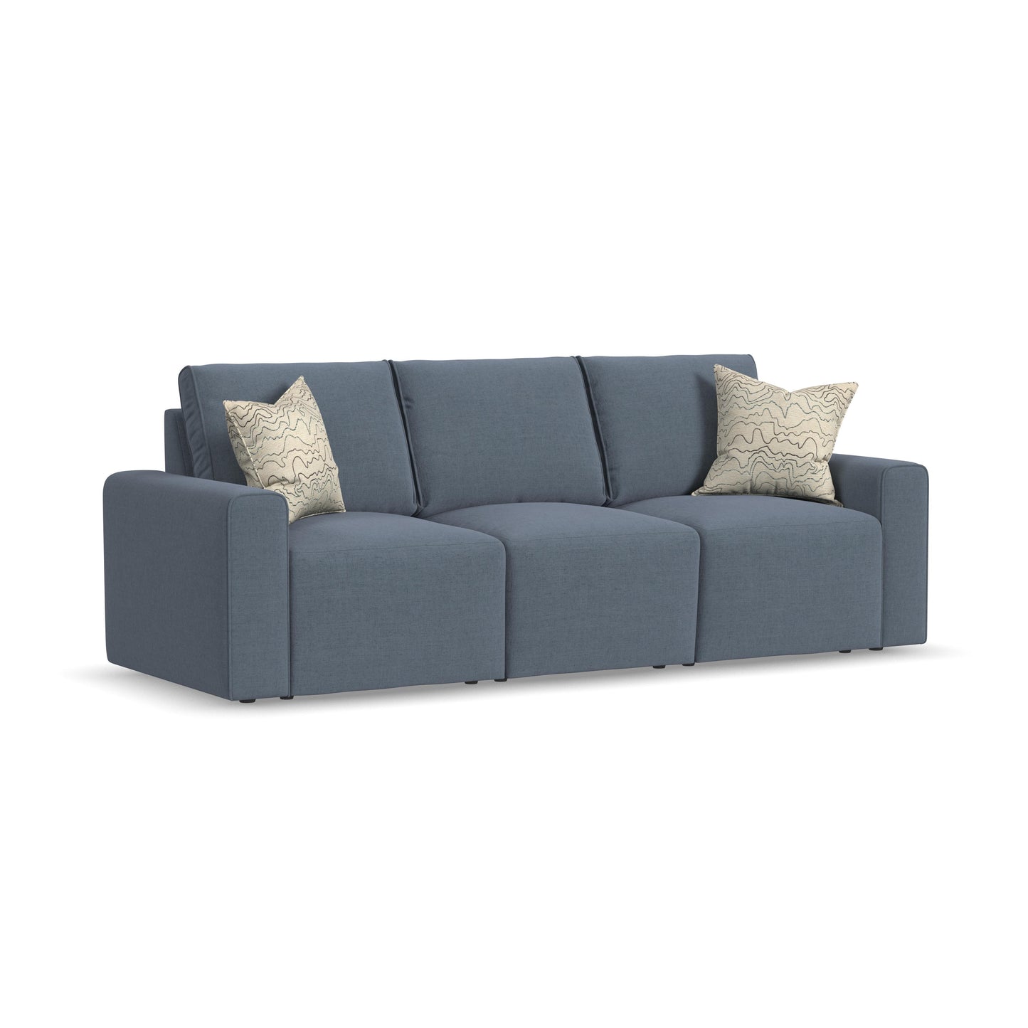 Dawson - Stationary Sofa - Blue