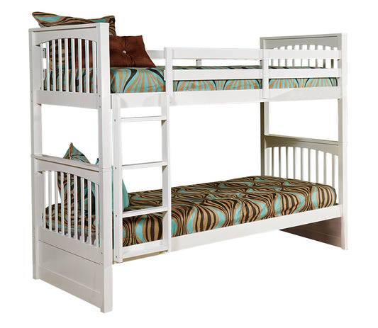 Pulse Twin Over Twin Bunkbed - White