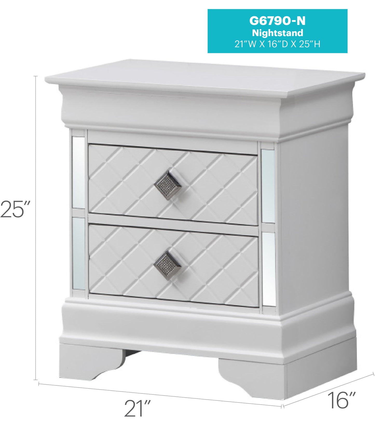 Glory Furniture - Verona - Nightstand