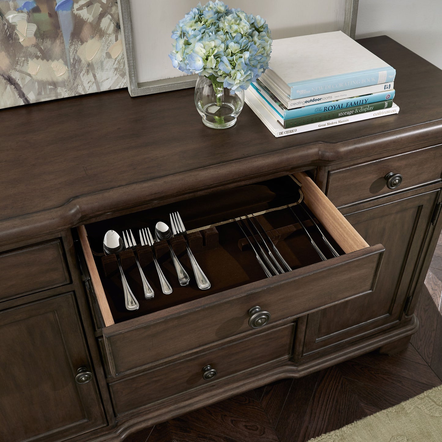 Stafford - Credenza - Dark Brown