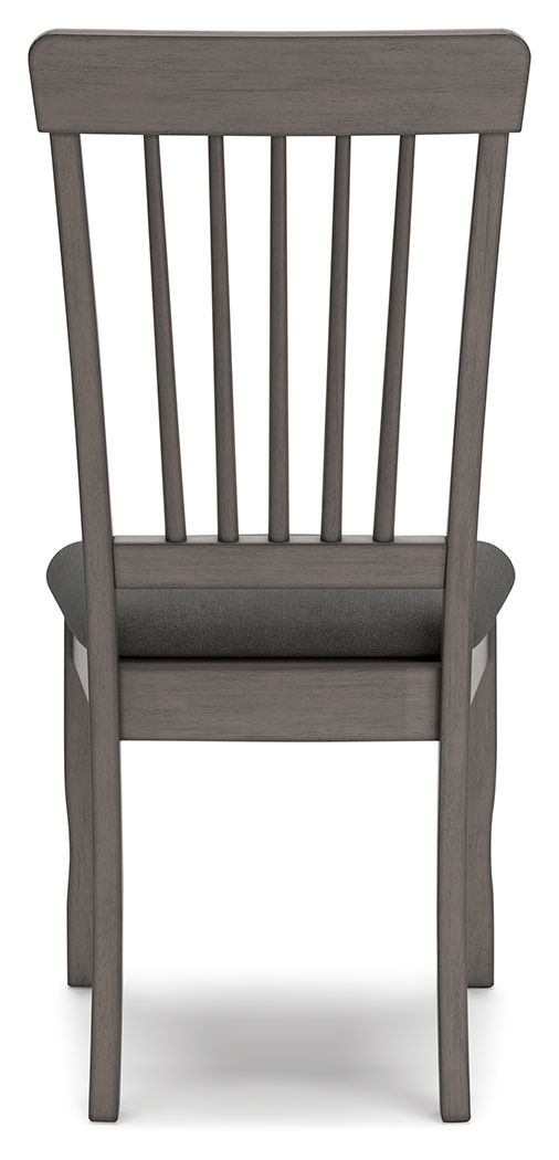 Shullden - 5 Pc. - Drop Leaf Table, 4 Side Chairs - Gray