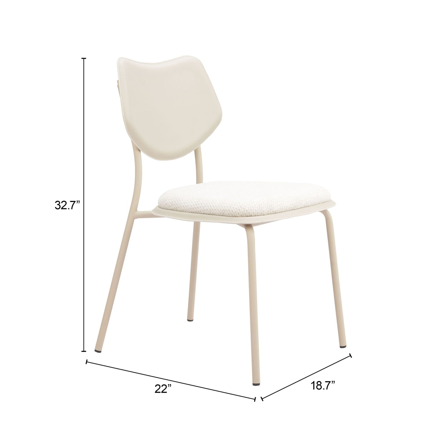 Zeal - Dining Chair (Set of 4) - Light Gray