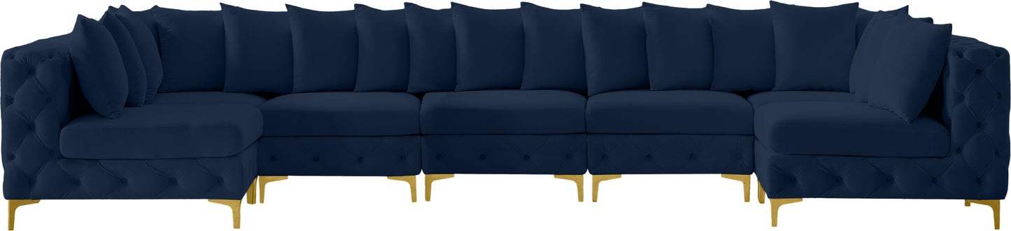 Tremblay - Modular Sectional 7 Piece - Navy