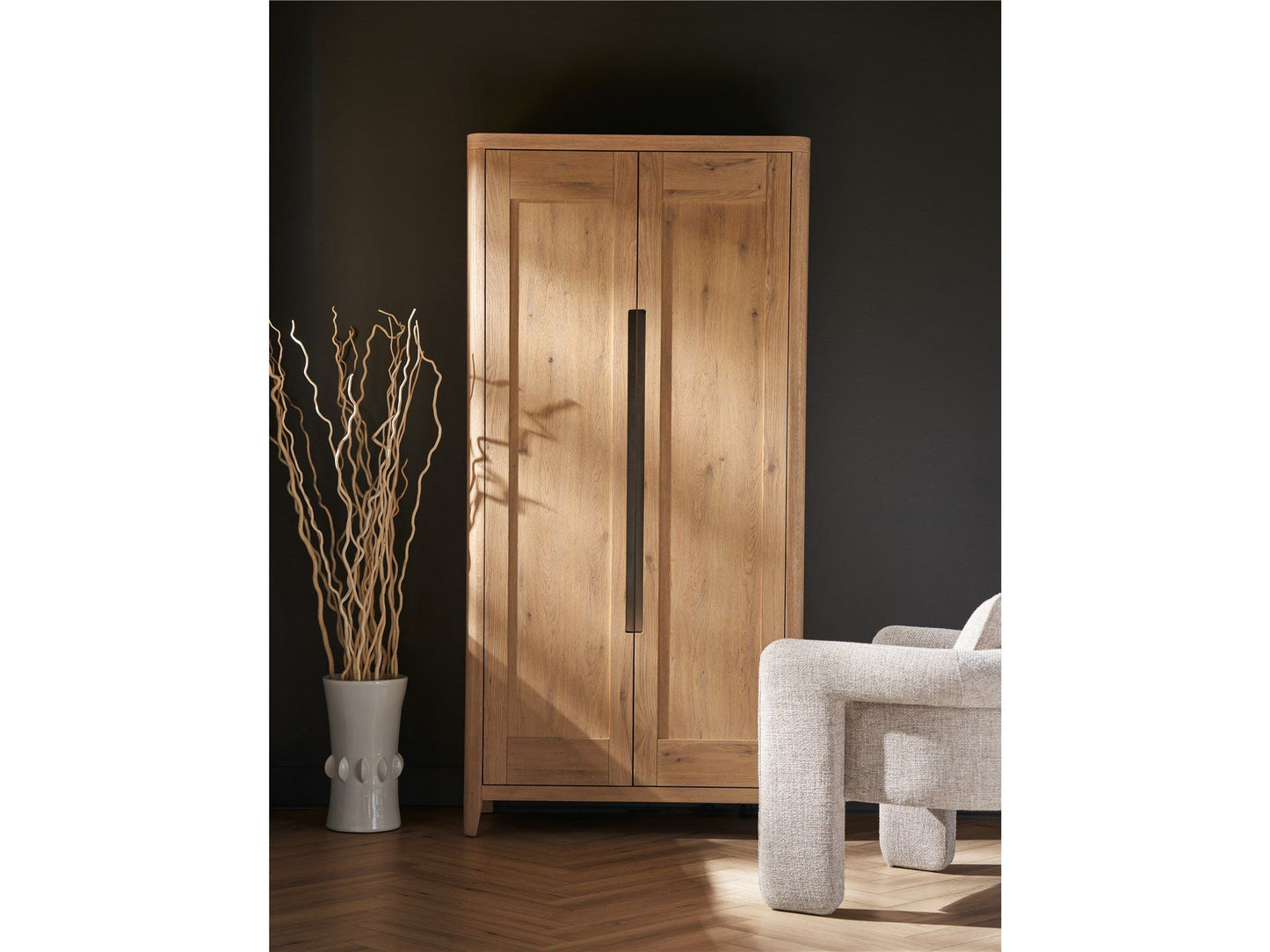 New Modern - Walker Wardrobe - Light Brown