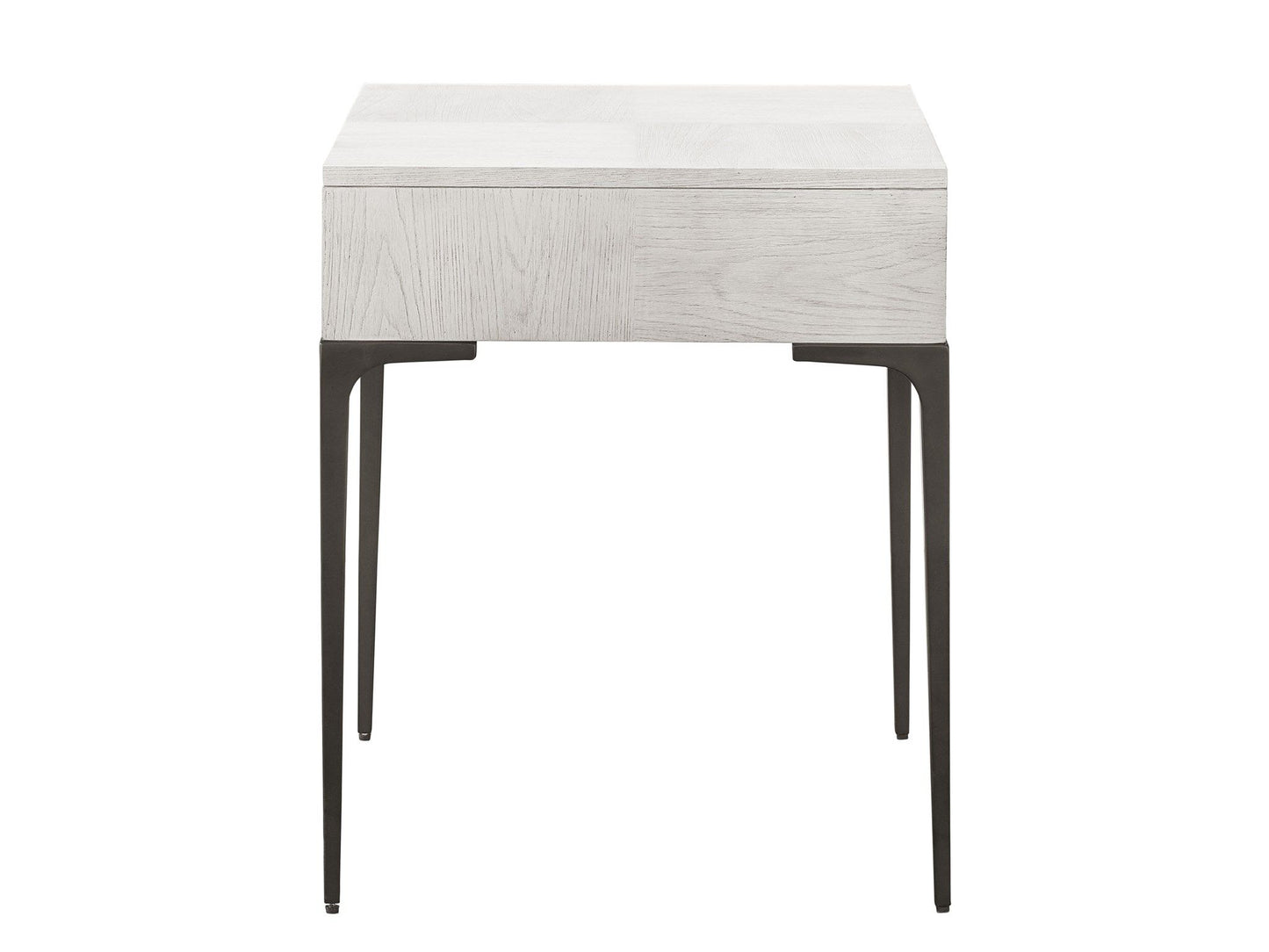 Soliloquy - Dahlia Drawer End Table - White