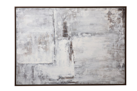 Triad Framed Canvas - Gray