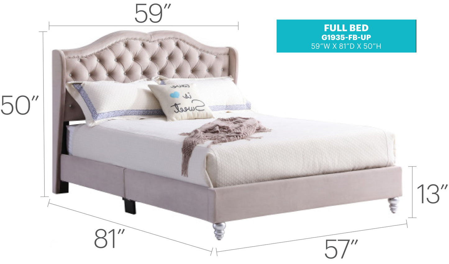 Glory Furniture - Joy - Upholstered Bed