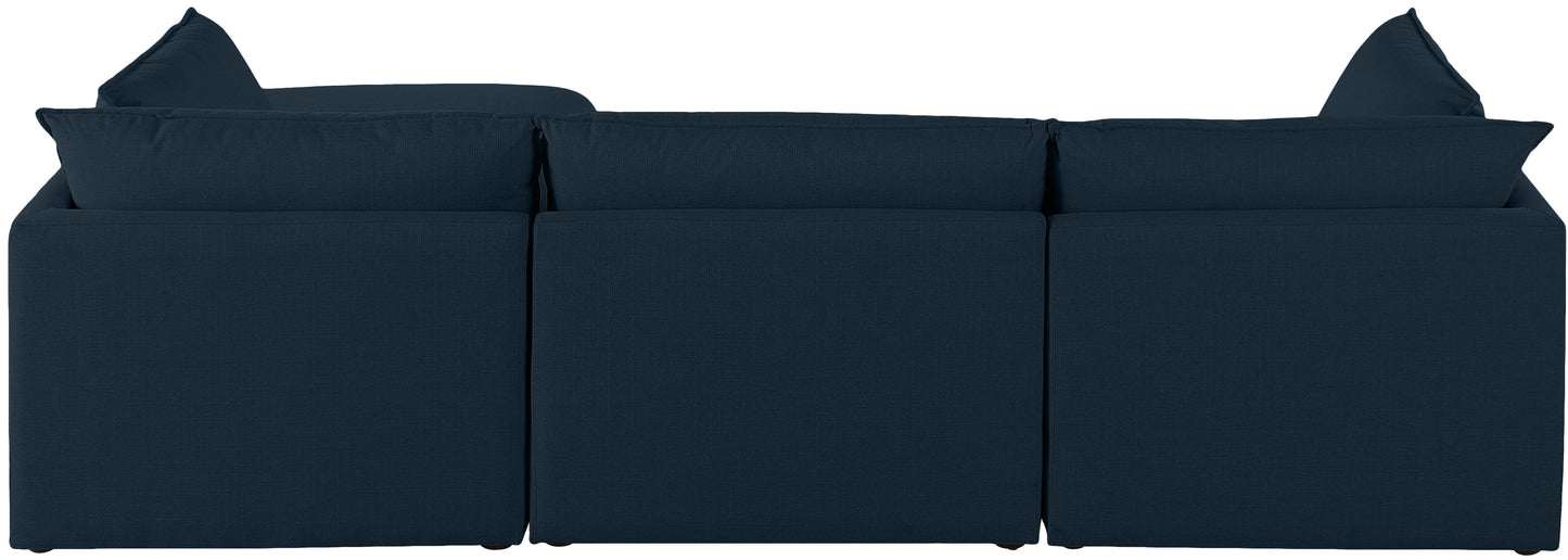 Mackenzie - Modular Sectional 4 Piece - Navy