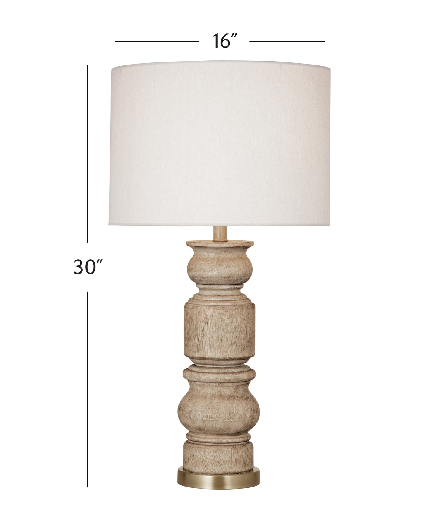 Helford - Table Lamp - Light Brown