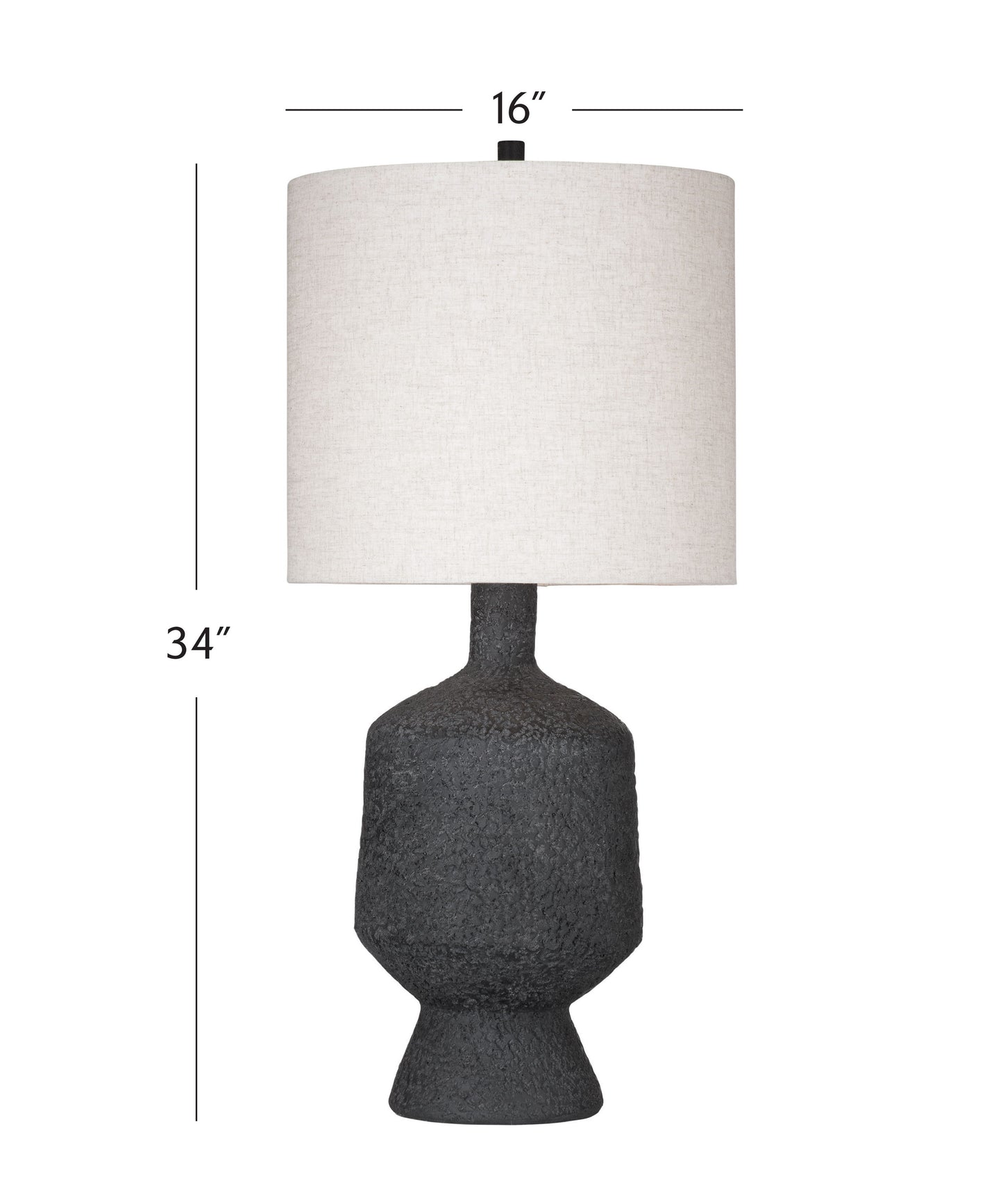 Hartley - Table Lamp - Dark Gray