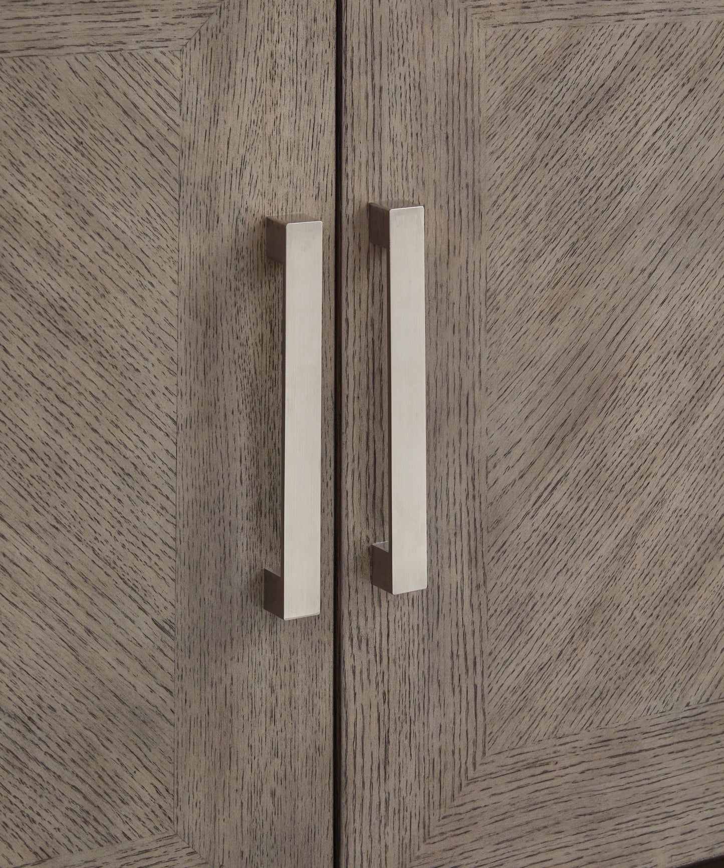 Loyaska - Extra Large TV Stand - Grayish Brown / White