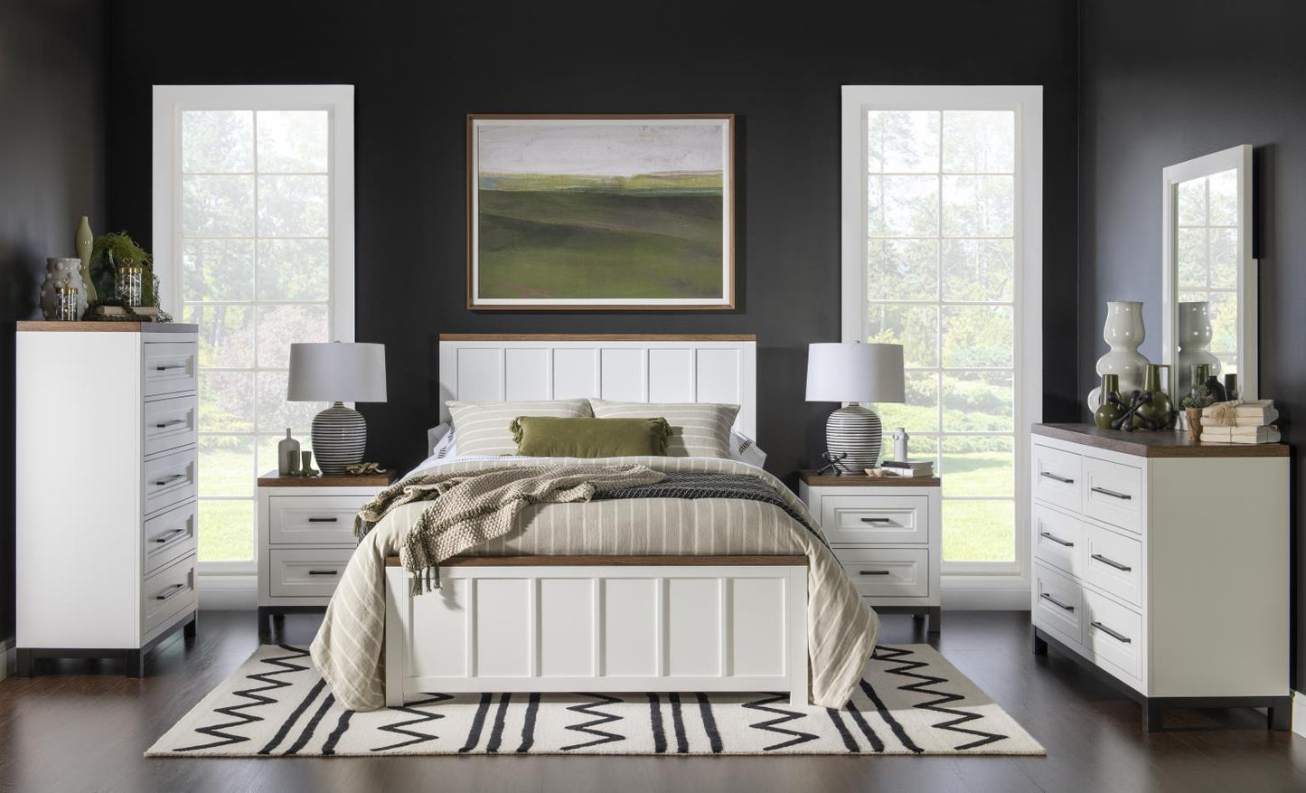 Dutton - Two Drawer Nightstand - Natural White