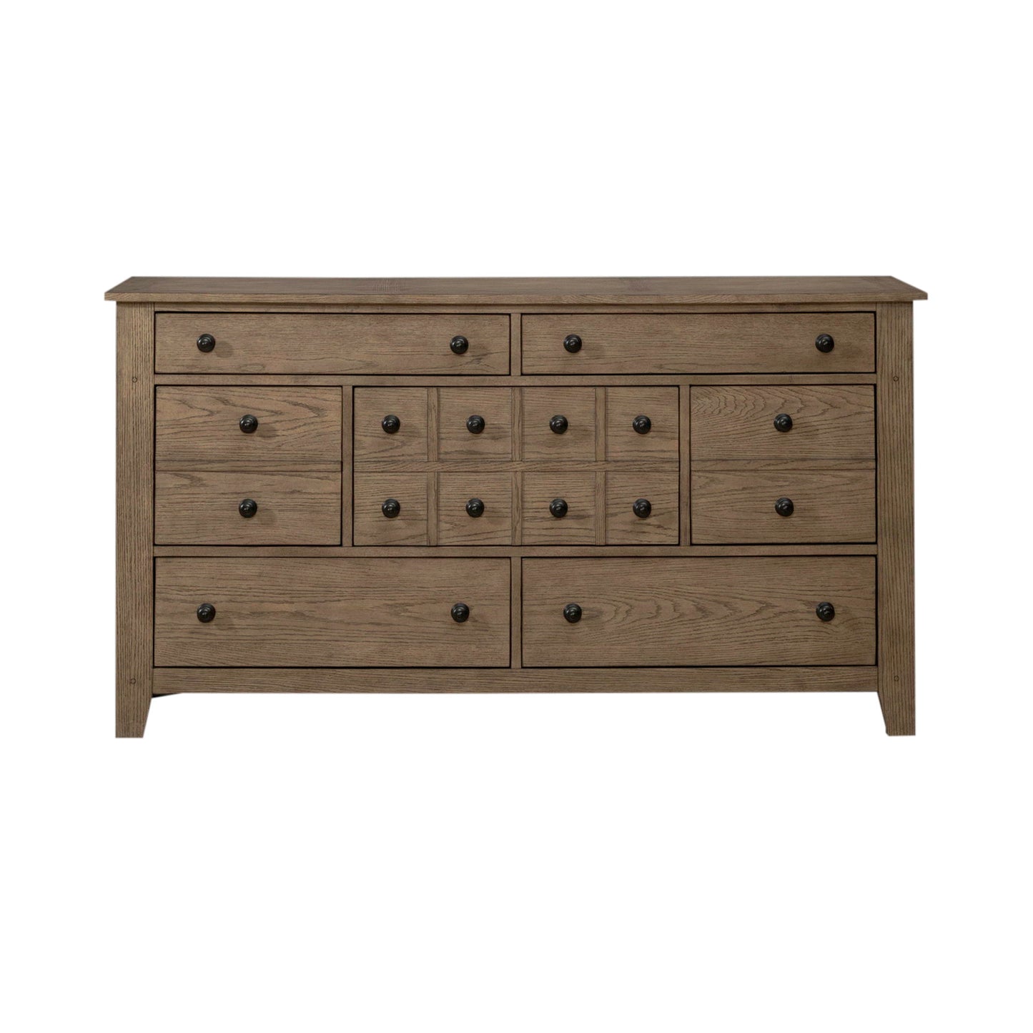 Grandpas Cabin - 7 Drawers Dresser - Light Brown