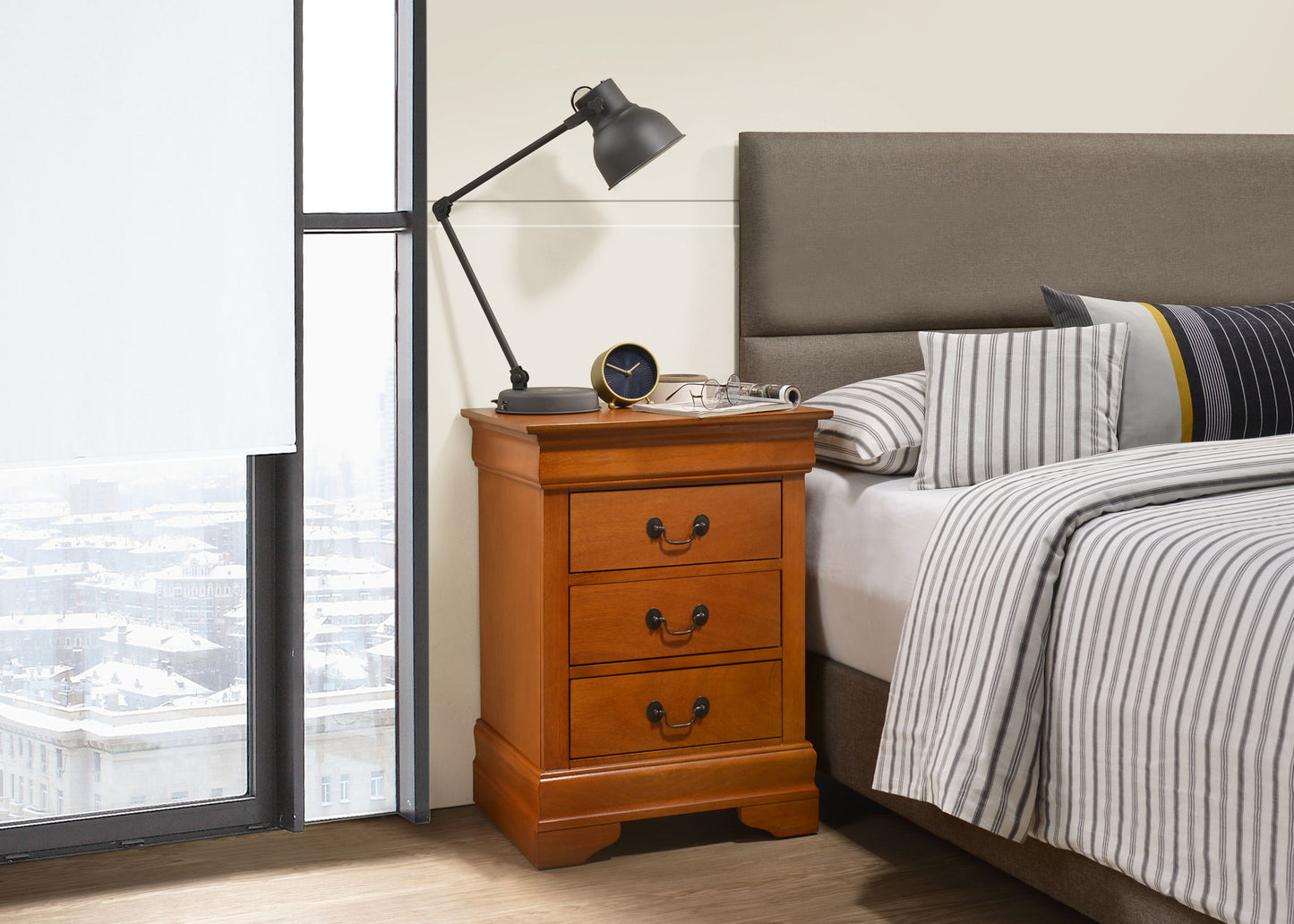 Glory Furniture - Louis Phillipe - Nightstand