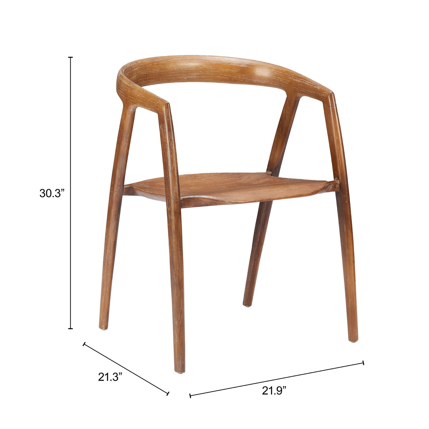 Ziran - Dining Chair (Set of 2) - Walnut