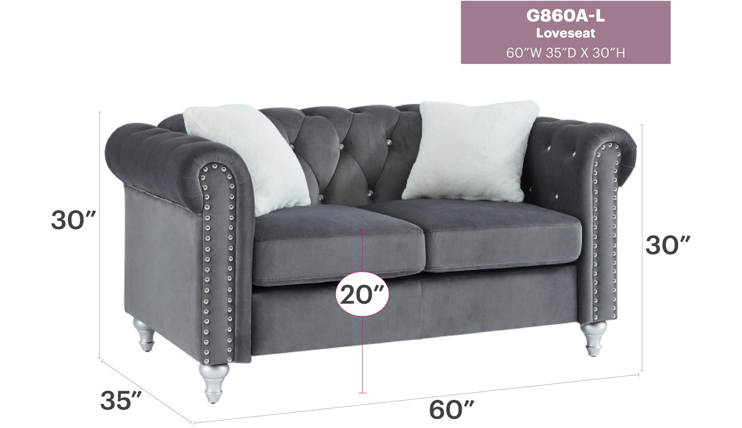 Glory Furniture - Raisa - Loveseat