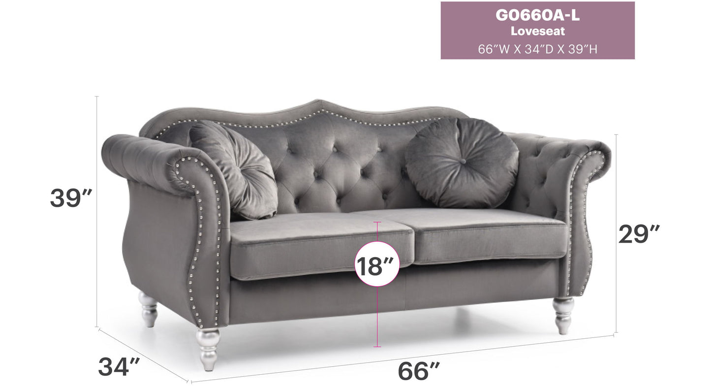 Glory Furniture - Hollywood - Loveseat
