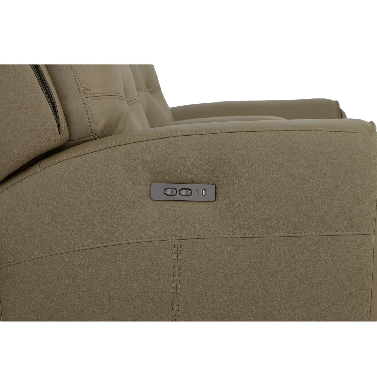 Iris - Power Reclining Loveseat With Console & Power Headrests