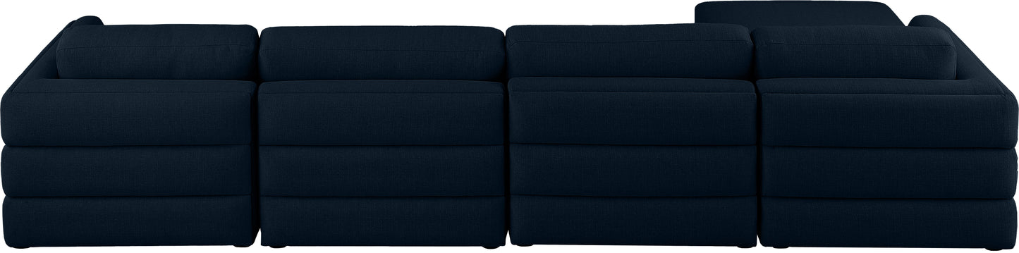 Beckham - Modular Sectional 5 Piece - Navy