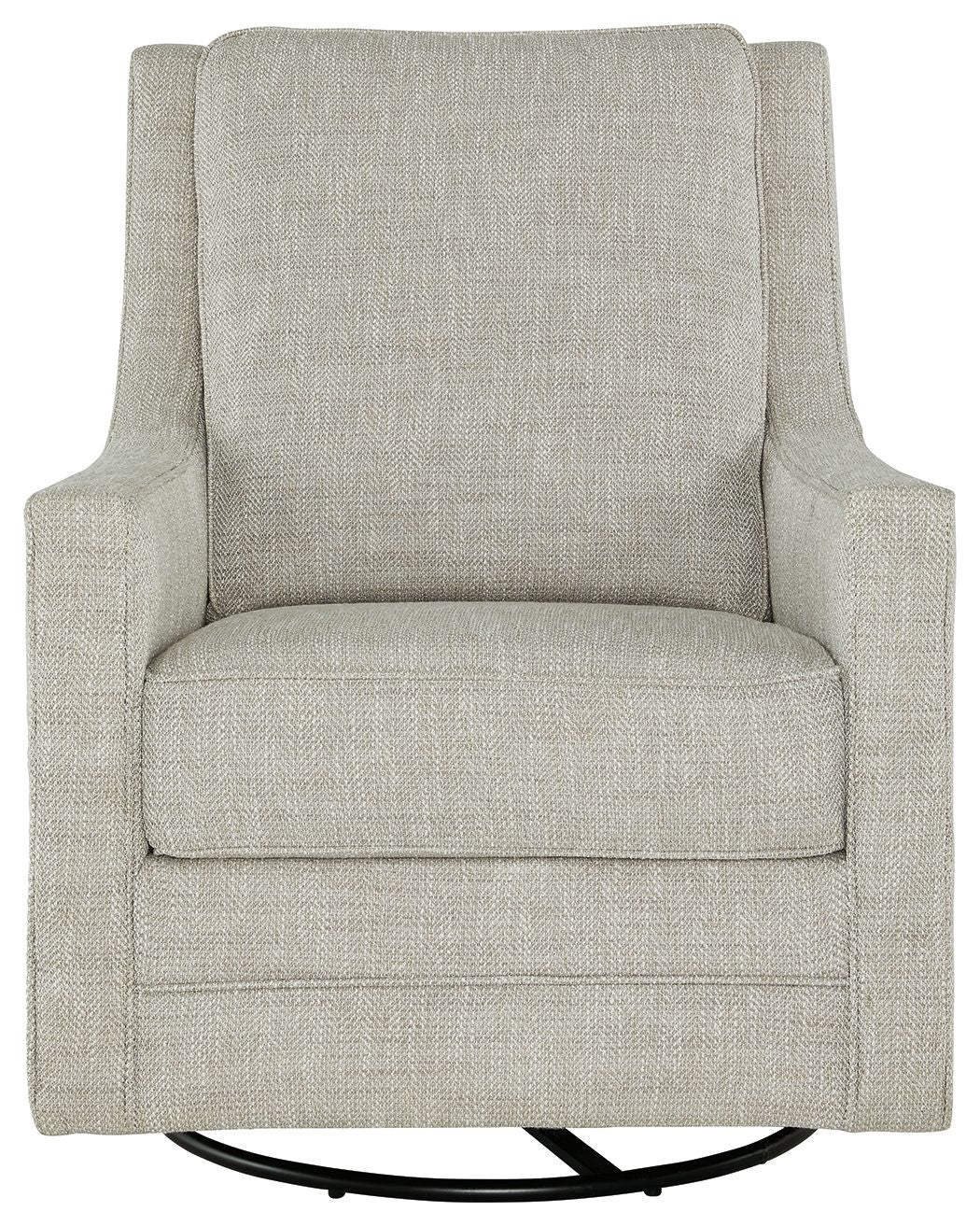 Kambria - Fog - Swivel Glider Accent Chair