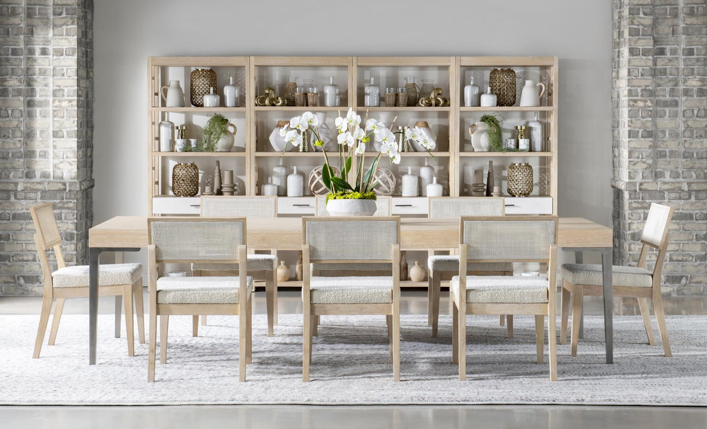 Biscayne - Round Table - Malabar With Alabaster Fronts