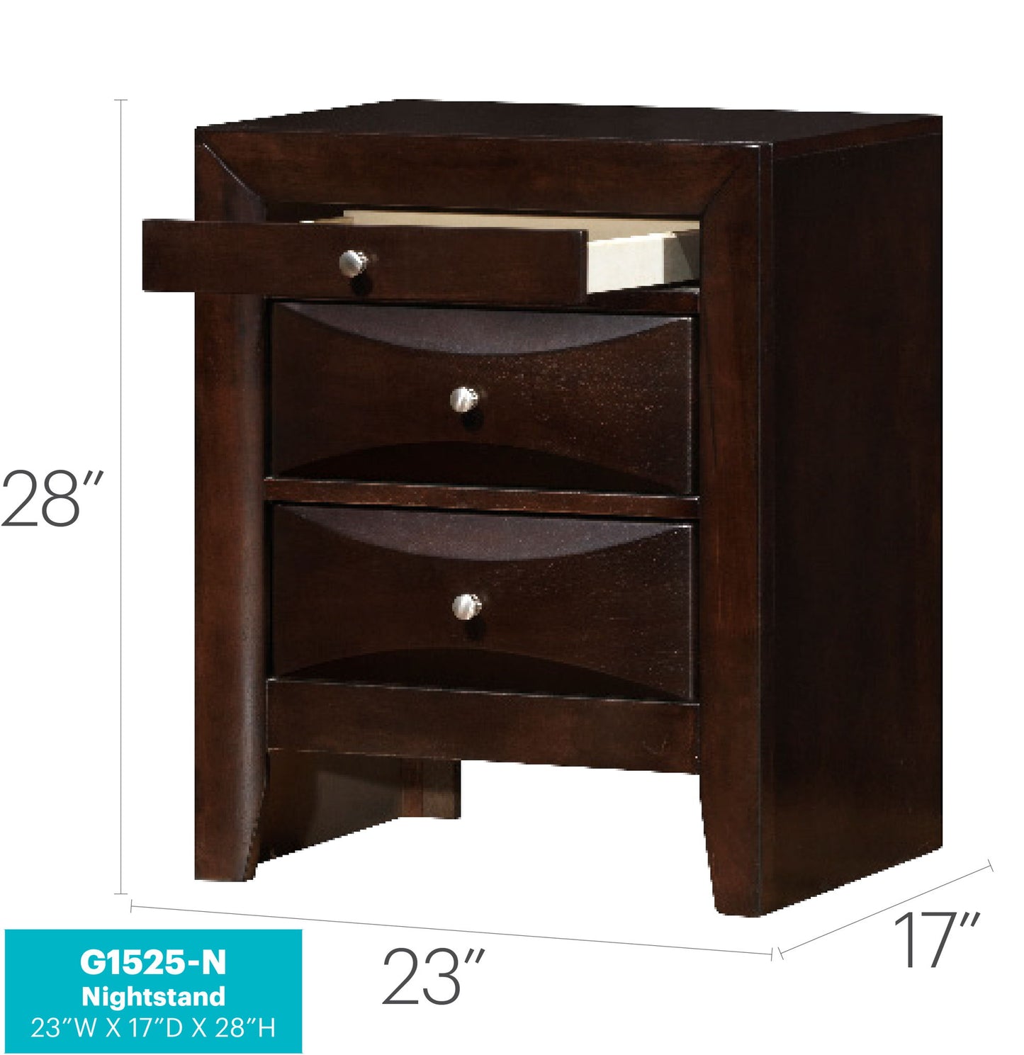 Glory Furniture - Marilla - Nightstand