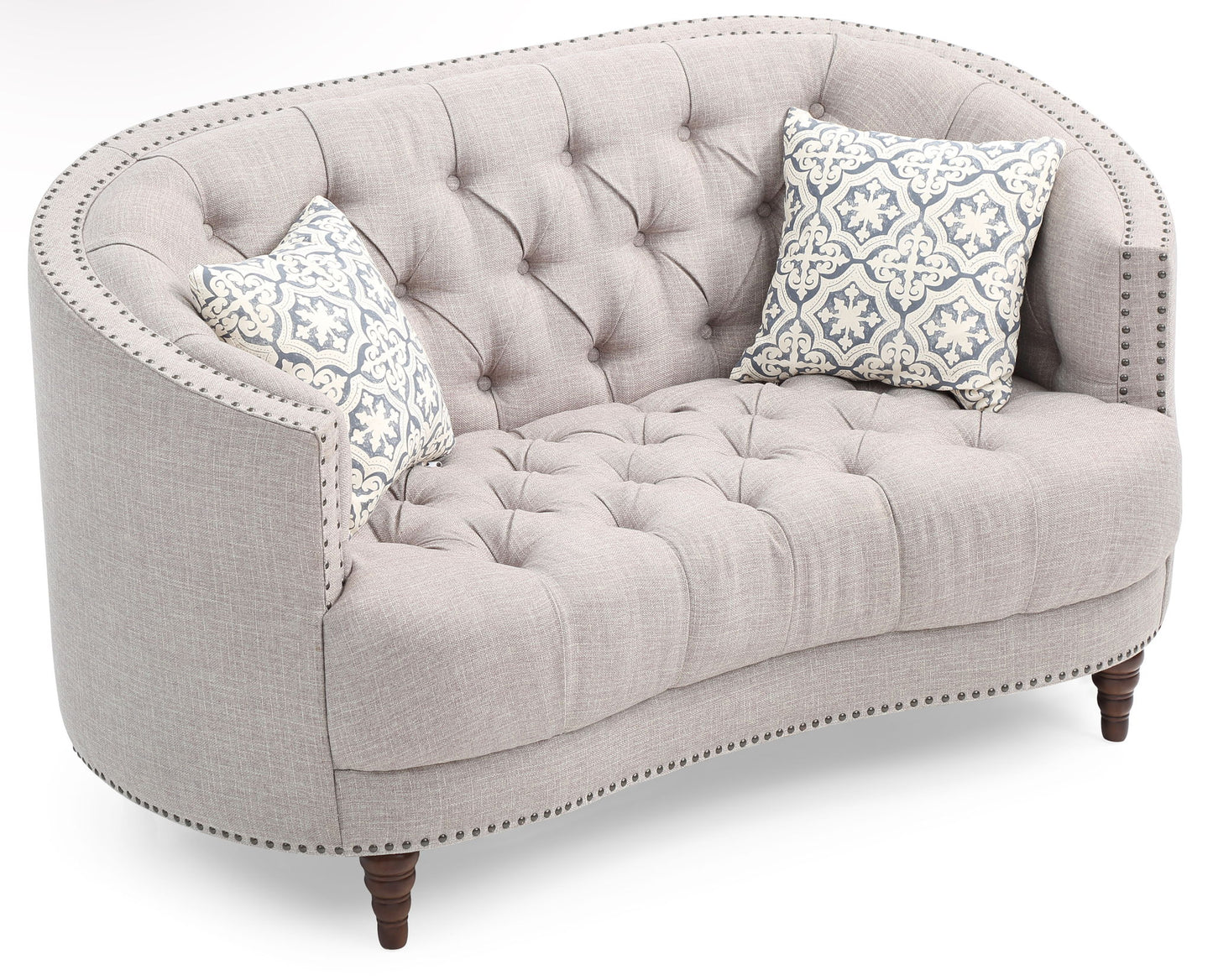 Charleston - Loveseat - Light Gray