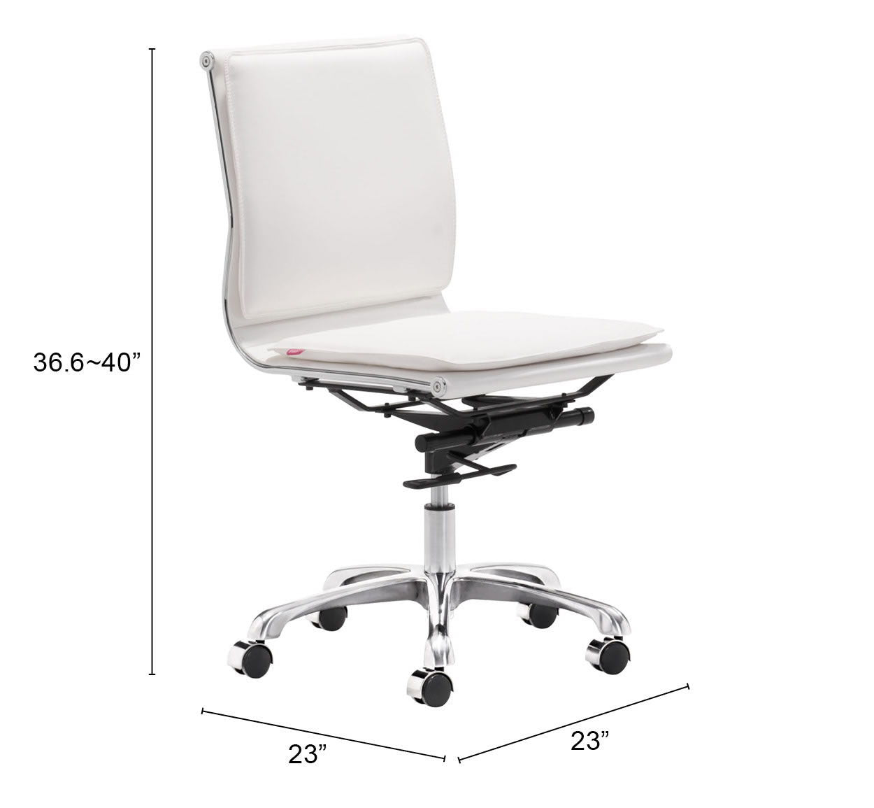 Lider Plus - Armless Office Chair