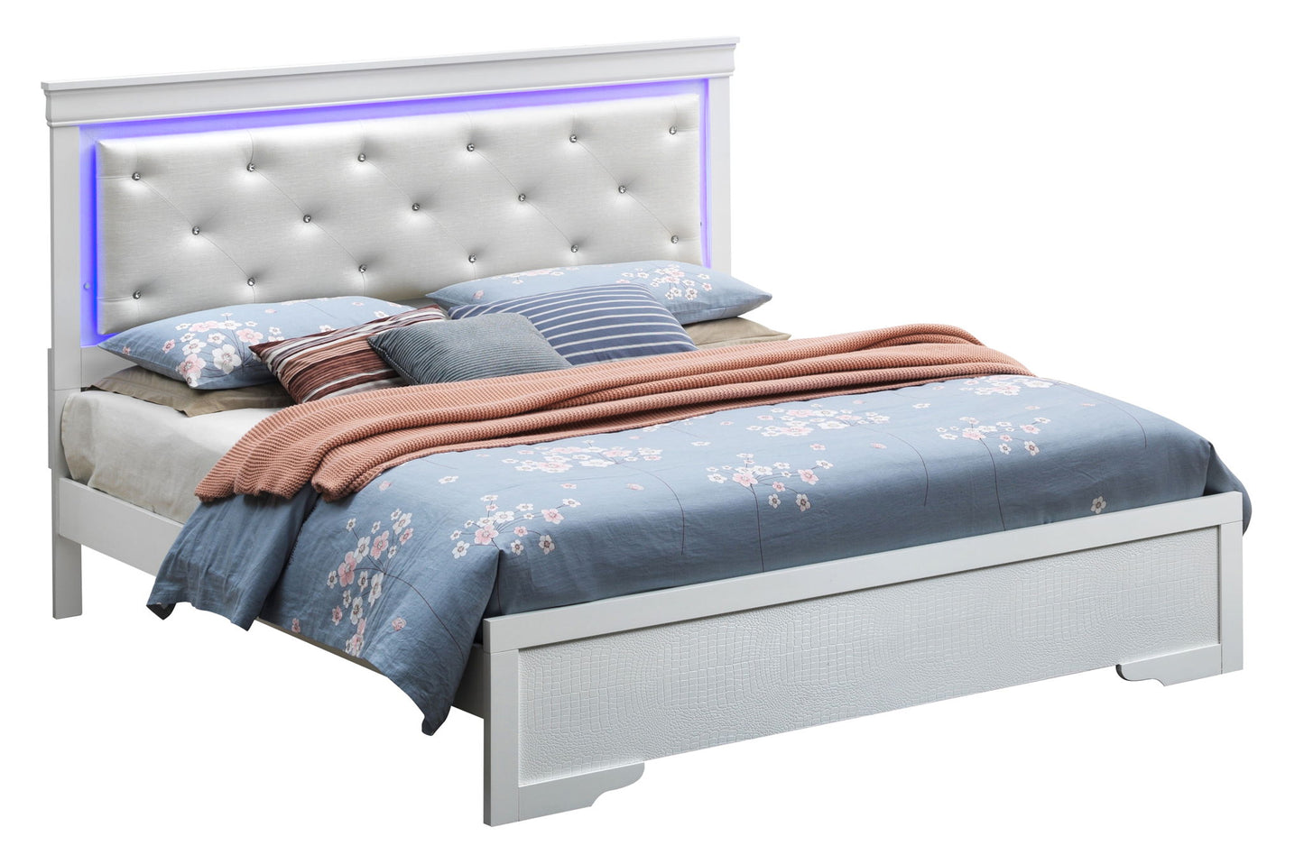 Glory Furniture - Lorana - Bed With LED