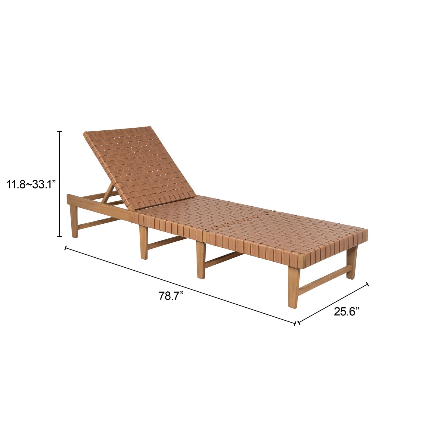 Breath - Chaise Lounge - Brown