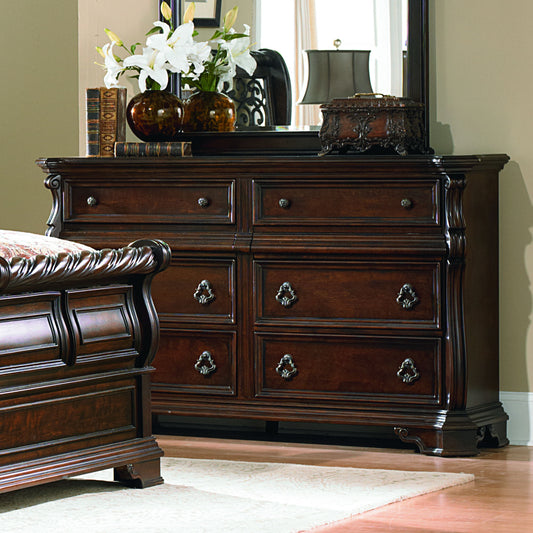 Arbor Place - 8 Drawer Double Dresser - Dark Brown