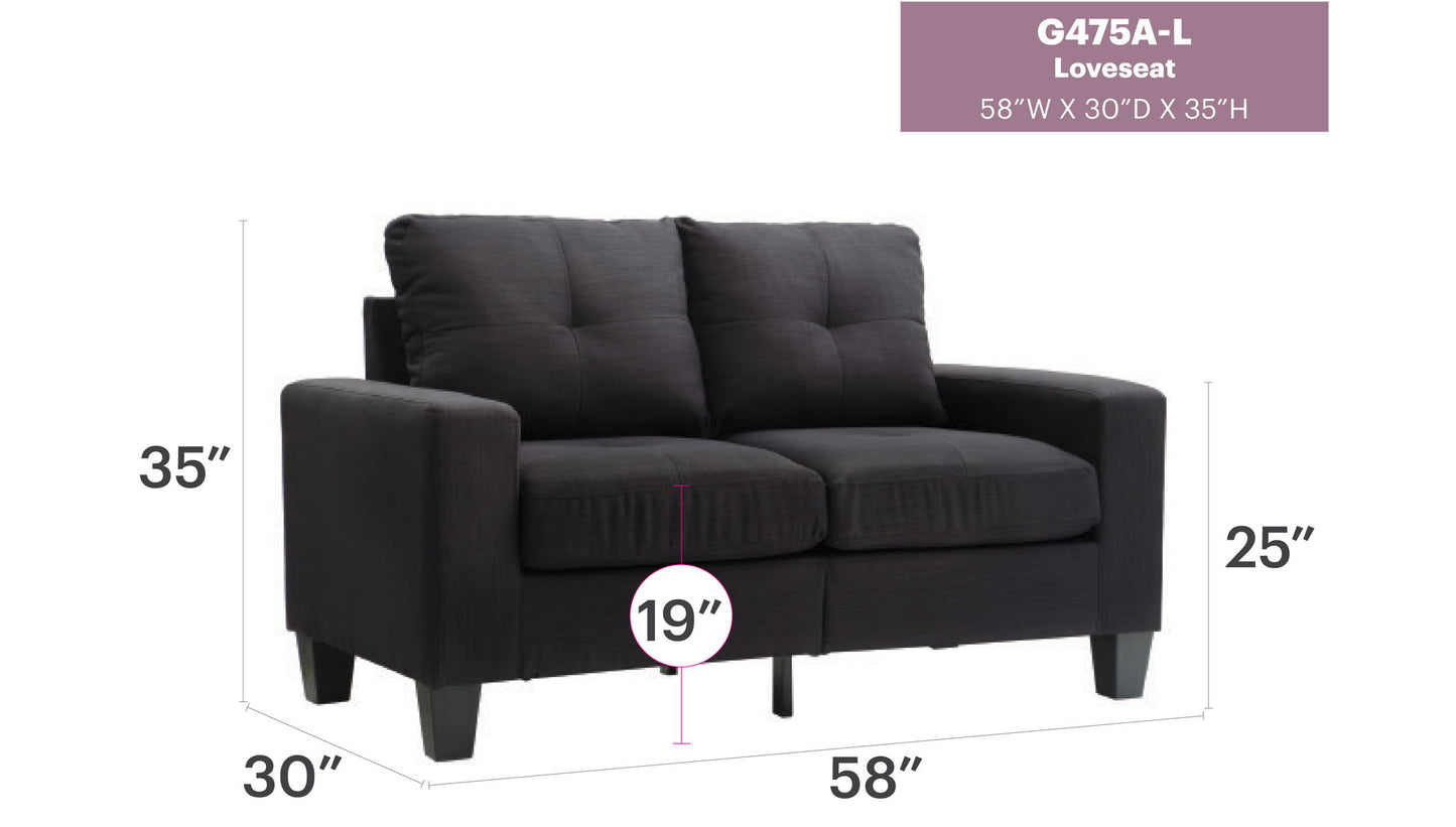 Glory Furniture - Newbury - Modular Loveseat