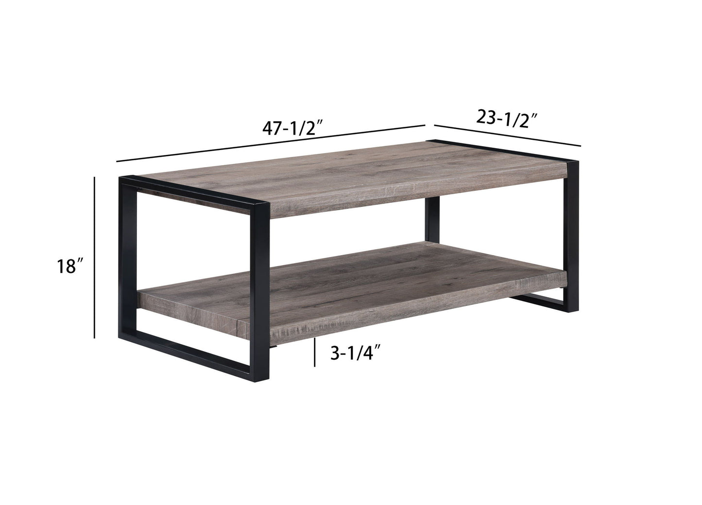 Mildred - Table Set (Coffee & 2 End Tables) - Light Brown