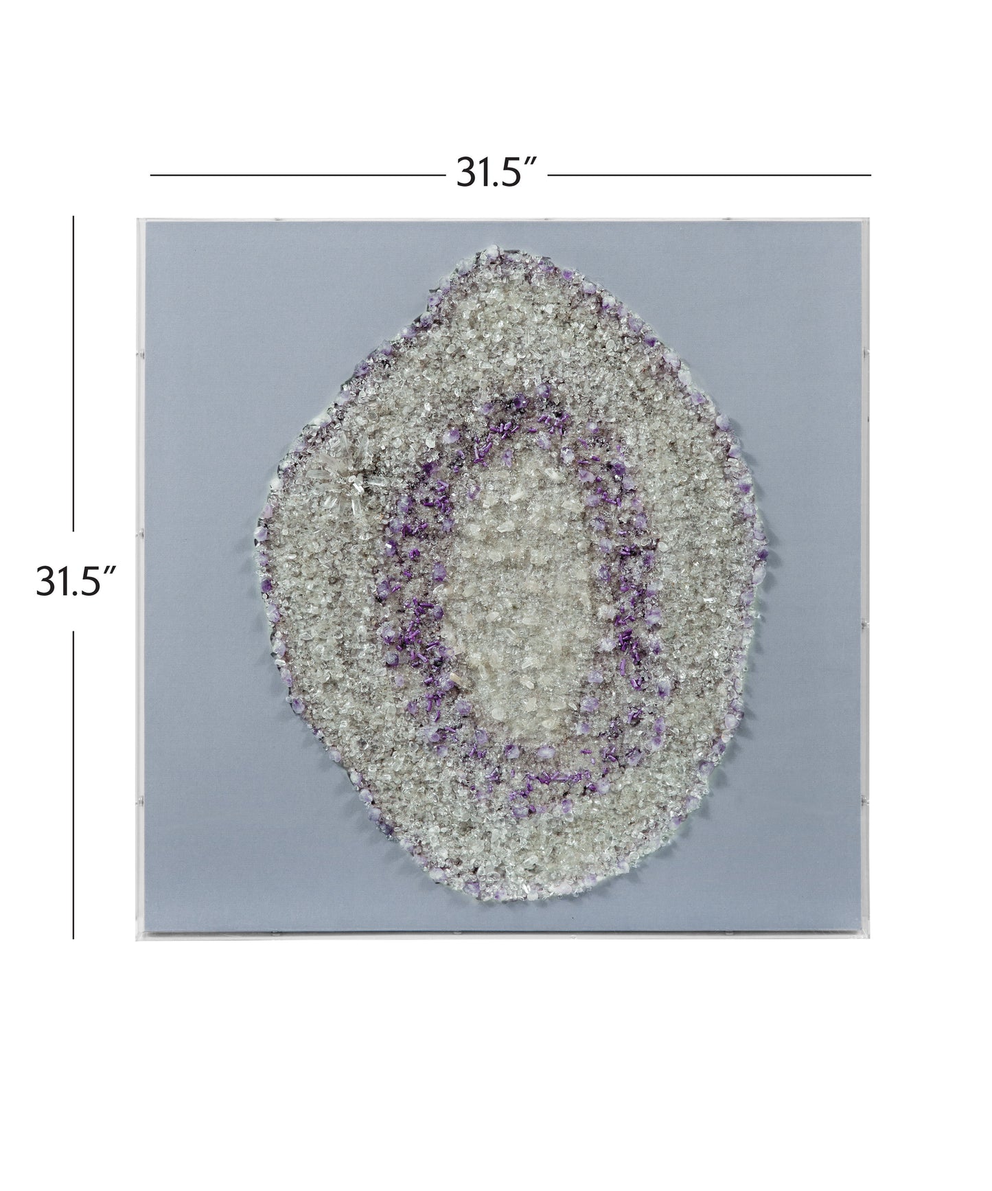 Stone Art Wall Hanging - Gray