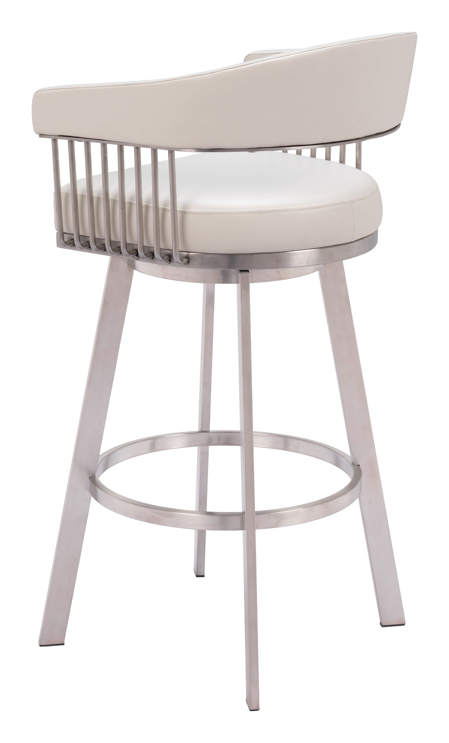 Bantry - Swivel Barstool - White