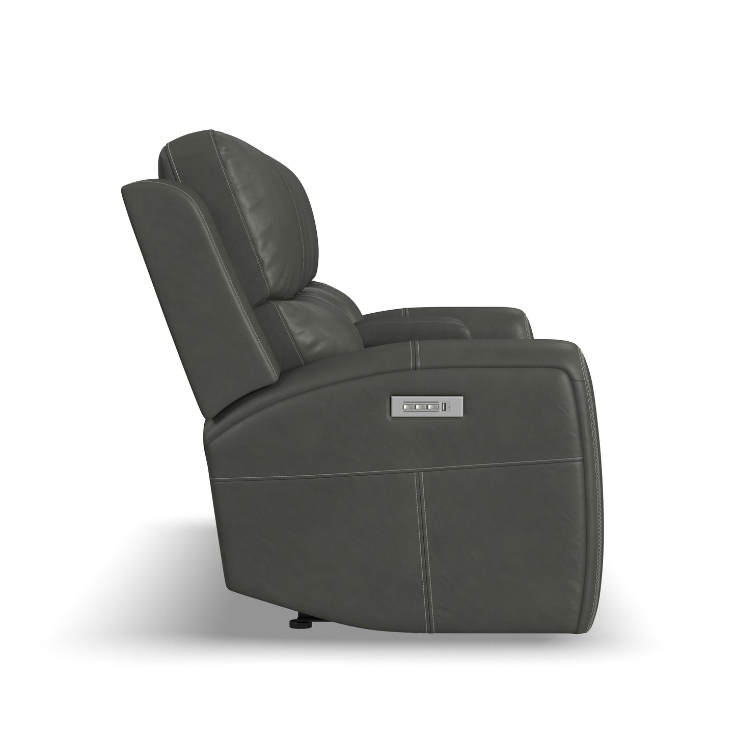 Linden - Power Reclining Loveseat With Console & Power Headrests & Lumbar