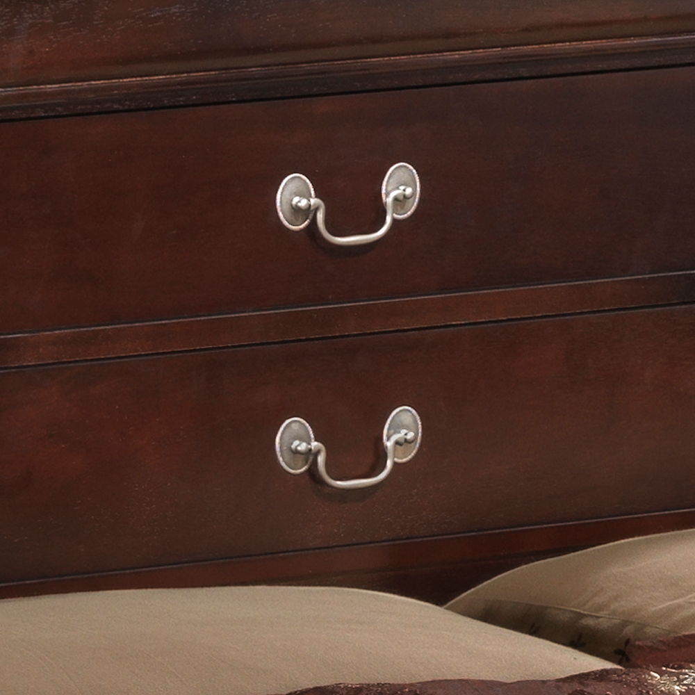 Glory Furniture - Louis Phillipe - Bookcase Storage Bed